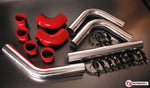 Aluminium Universal Intercooler Pipe Kit for 2" / 51mm Pipes - Pipes+ Clamps + Silicone