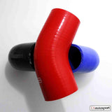 4-Ply Silicone Hose 45 Degree Elbow Bend (4 Sizes Available)
