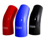 2", 2.25", 2.5", 3", 4-Ply Silicone Hose 45° Elbow Bend (4 Sizes Available)