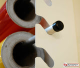 MegaMaxx UK™ Wall Mounted Vinyl Roll Holder Storage Rack