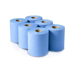 MegaMaxx 2-Ply Premium Embossed 190mm Blue Roll (Pack of 6)