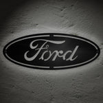 Car Make Logo Steel Cut Out (11 Designs to Choose From)