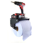 MegaMaxx UK™ Blue Roll Holder & Dispenser with Shelf