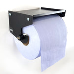 MegaMaxx UK™ Blue Roll Holder & Dispenser with Shelf