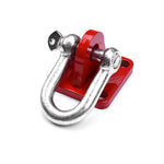 Universal Off Road 4x4 Winch Bow Shackle Mounting Plate Brackets  with Shackles (Pack of 2)
