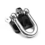 Universal Off Road 4x4 Winch Bow Shackle Mounting Plate Brackets  with Shackles (Pack of 2)