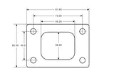 Garret Turbo Flange Spacer Turbocharger (8mm Steel)