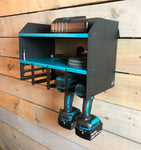 MegaMaxx UK™ Wall Mount Power Tool Storage Unit (4 Tool Capacity)