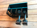 MegaMaxx UK™ Wall Mount Power Tool Storage Unit (4 Tool Capacity)