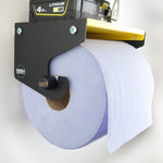 MegaMaxx UK™ Blue Roll Holder & Dispenser with Shelf