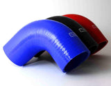 2", 2.25", 2.5", 3" - 4-Ply Silicone Hose 90° Degree Elbow Bend