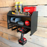 MegaMaxx UK™ Wall Mount Power Tool Storage Unit (4 Tool Capacity)