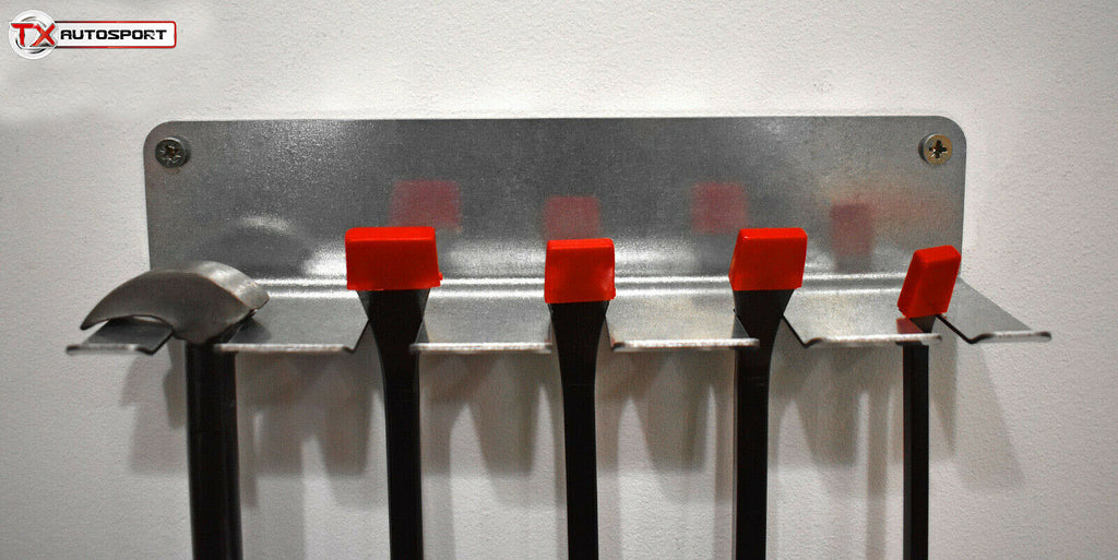 Pry Bar Rack - Suitable for Storing Pry Bars and Crowbars - TX Autosport