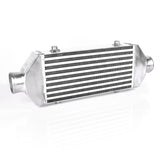 Universal Small Front Mount Intercooler - Bar & Plate Design - 520x155x65mm - 63mm Inlets