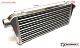 Universal Large Front Mount Intercooler - Tube & Fin Design - 720x220x55mm - 57mm Inlets